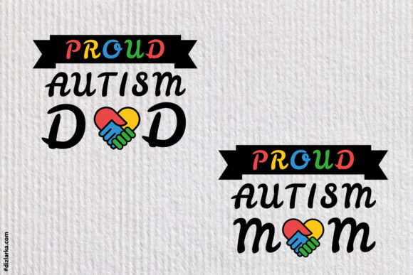 Autism, Proud Dad Graphics for Crafts