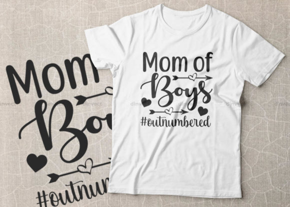 Mom of Boys Outnumbered Embroidery Design Review