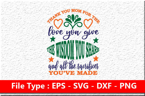 Mother's Day SVG Design for Crafts and Graphics