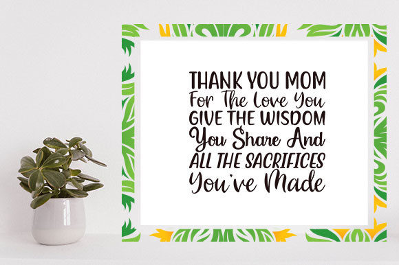 Mother’s Day SVG Design for Crafts and Graphics